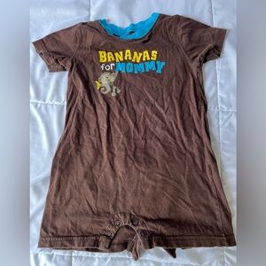 Carters Boys One piece shorts Cotton onesie